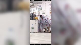 Trả kèo khoe hàng trên live lộ vú đẹp non
