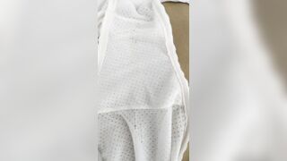 Quần lót bà chị 3 vừa tắm xong
