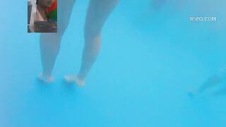 SƠ RI QUAY NÉN GÁI XINH ĐÁI TRỘM DƯỚI BỂ BƠI