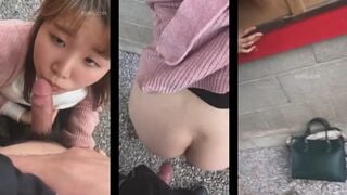ĐỊT EM TỪ NGOÀI ĐƯỜNG VÀO ĐẾN NHÀ RỒI LẠI BẮT E ĐI SIÊU THỊ THỦ DÂM