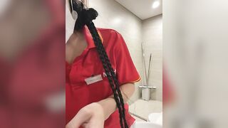 Siêu Thị WinMart bé nhân viên lồn nhiều nước vừa làm vừa bán quạt - phần 30