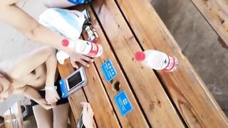 QUAY TRỘM GÁI XINH ĐI BIỂN ĐỂ TỐI VỀ SÓC LỌ