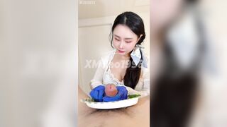 Món ăn sashimi tươi sống đặc biệt mà XiMiYao xinh đẹp dâm đãng yêu thích nhất