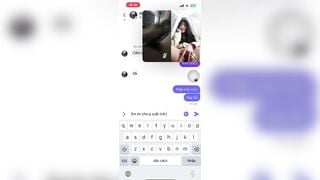 Gạ gẫm bé Hoài Anh 2k10 khóa dưới, ban đầu thì chối mà cho 5l cái bé vạch lồn ra luôn