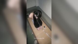 Bé teen mới lớn lớn làm chó slave cho boss P2