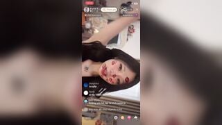 Elina nhật hạ trả kèo gương to lộ Vú