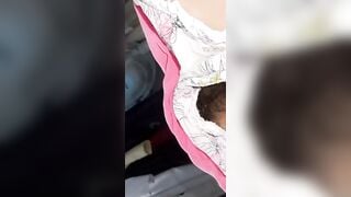 Quay lén lồn chị họ ở chung hay thả rông đi ngủ nhìn nứng quá nên liều bú lồn luôn #3