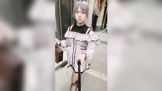 Gái xinh ladyboy thích khoe cu thủ dâm cho trai xem dâm đãng phần2