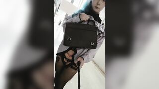 Gái xinh ladyboy thích khoe cu thủ dâm cho trai xem dâm đãng phần3