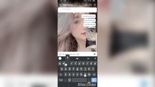 Idol tiktok Phan Trâm Anh vú bự lồn dâm cực xinh lộ clip chat sex móc lồn dâm