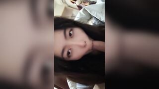 E ghệ xinh dâm vui sướng trợn mắt khi đc bú cu a cho a sướng bắn tinh ngập mồm
