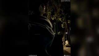 Teen dâm nửa đêm ra đường public thủ dâm 1