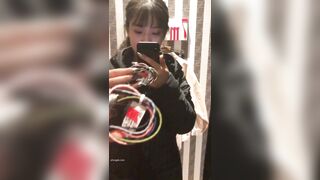 Dâm nữ tq  thích làm slave tự quay clip khỏa thân show hàng public bất kể ở đâu #1
