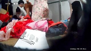 quay lén mấy em phù dâu thay áo dài toàn gái tơ ngon vl - phần 1