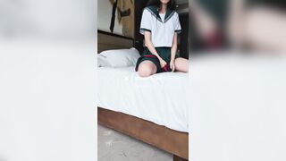 Buổi chụp ảnh khỏa thân tại nhà cho em sinh viên mình dây xinh đẹp gợi cảm