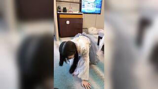 Em là con đĩ của anh mông to lồn múp không lông