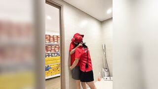 Siêu Thị WinMart bé nhân viên lồn nhiều nước vừa làm vừa bán quạt - phần 64