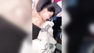 Chị gái uống say ở sinh nhật bạn thằng em họ rước về phòng đụ trộm.