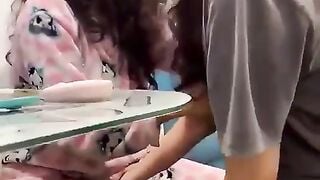 2 em les yêu nhau hẹn hò móc lồn cho nhau cực sung.
