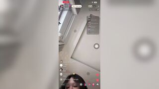 Elina Nhật Hạ Hot, Trả kèo Tiktok Show Vú Trong gương trên live