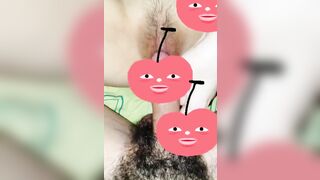 Thịt em học sinh lông lông lún phún nhiều nước