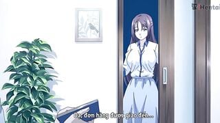 Hentai: Vợ đi làm bị thằng nhân viên dưới cấp chịch 3