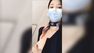 Nữ tiếp viên hàng không của hãng China Southern Airlines bị lộ Clip