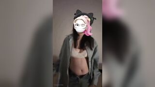 Gái xinh nhảy tiktok, đky kênh ib tui cho xem cơ thể nhó