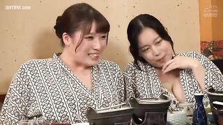 I Was Sandwiched Between My Mother's Busty Step Mom Friends At A Mixed Bathing Hot Sp