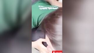Em nhân viên ngân hàng VPBank bú cu public trên xe hơi