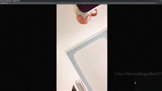 Mới Xỏ Khuyên Núm Vú Về Call Video Khoe NY liền