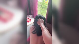 Em học sinh dáng người loli thích uống trà sữa