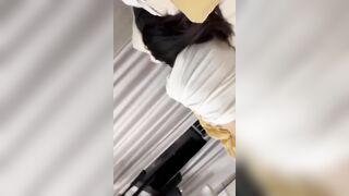 Hồi hộp Vạch quần doggy đụ lén với chị họ