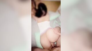Con em họ mông to dáng khiêu gợi đang ngủ thì bị anh họ kéo dậy