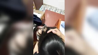 Dí Đầu Vào Cu Vừa Bú Vừa Khóc Nấc Vì Nghẹn Tinh Trùng
