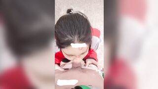 Tấp vô đường bắt chị dâu bú cu, Doggy bắn đầy miệng