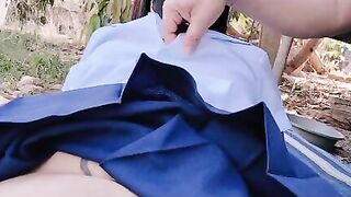 Đưa em nữ sinh 2k10 đi dạo rồi đè em ra địt