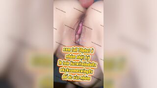 "Some Vợ": Phần 14 - Bịt mắt Vợ, cho e zai vào liếm lồn rồi đụ xem Vợ biết không