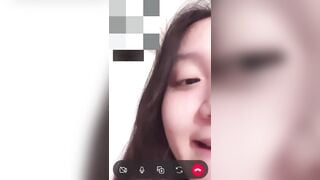 Lâu ngày không gặp video call sex cùng nhỏ em họ