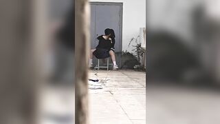 Em gái cho người yêu đụ bên vệ đường P3