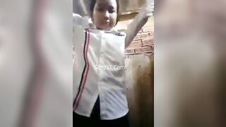Thảo My love 10 Trốn Vào Nhà Tắm Móc Bím