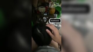 Đi uống cà phê nứng cặt bắt chị chủ quán bú cu tại bàn