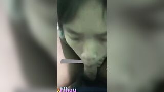 Kim Quyên 2k4 bú cu bạn trai