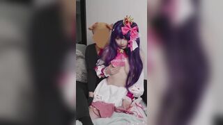 Cosplay Công Chúa Phục Vụ Đam Mê Tình Dục Anh Người Yêu