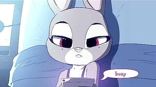 Fox and bunny animation