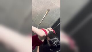 Quay lén nhà wc P7, đky kênh ib tui cho xem cơ thể nhó