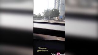 MBBG Ngọc Lan địt phi công trên oto
