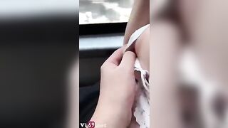 Bóp vú em em trên xe khách