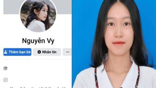 Nguyễn Vy dáng siêu mẫu bị đụ