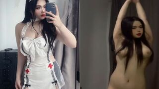 Y tá vú to lắc lư